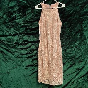 Champagne Lace Dress
